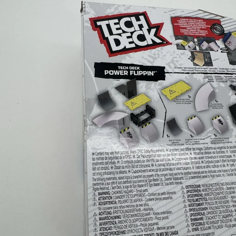 Tech Deck Lot 2‎ Power Flippin Disorder Pyramid Point Baker Skate Park Set